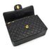 VINTAGE CHANEL MAXI MATELASSE 34 CHAIN SHOULDER BAG BLACK LAMB SKIN GOLD HARDWARE 90333183