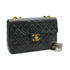 VINTAGE CHANEL MAXI MATELASSE 34 CHAIN SHOULDER BAG BLACK LAMB SKIN GOLD HARDWARE 90335487