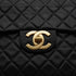 VINTAGE CHANEL MAXI MATELASSE 34 CHAIN SHOULDER BAG BLACK LAMB SKIN GOLD HARDWARE 90339164