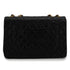 VINTAGE CHANEL MAXI MATELASSE 34 CHAIN SHOULDER BAG BLACK LAMB SKIN GOLD HARDWARE 90340137