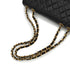 VINTAGE CHANEL MAXI MATELASSE 34 CHAIN SHOULDER BAG BLACK LAMB SKIN GOLD HARDWARE 90340137