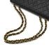 VINTAGE CHANEL MAXI MATELASSE 34 CHAIN SHOULDER BAG BLACK LAMB SKIN GOLD HARDWARE 90340140