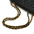 VINTAGE CHANEL MAXI MATELASSE 34 CHAIN SHOULDER BAG BLACK LAMB SKIN GOLD HARDWARE 90341895