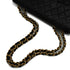 VINTAGE CHANEL MAXI MATELASSE 34 CHAIN SHOULDER BAG BLACK LAMB SKIN GOLD HARDWARE 90344383