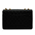 VINTAGE CHANEL MAXI MATELASSE 34 CHAIN SHOULDER BAG BLACK LAMB SKIN GOLD HARDWARE 90346666