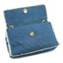 VINTAGE CHANEL MAXI MATELASSE 34 CHAIN SHOULDER BAG BLUE DENIM GOLD HARDWARE 90335141