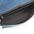 VINTAGE CHANEL MAXI MATELASSE 34 CHAIN SHOULDER BAG BLUE DENIM GOLD HARDWARE 90335141