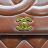 VINTAGE CHANEL MAXI MATELASSE 34 CHAIN SHOULDER BAG BROWN LAMB SKIN GOLD HARDWARE 90337280
