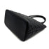 VINTAGE CHANEL MEDALLION MATELLASSE TOTE BAG BLACK CAVIAR SKIN SILVER HARDWARE 90314330