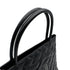 VINTAGE CHANEL MEDALLION MATELLASSE TOTE BAG BLACK CAVIAR SKIN SILVER HARDWARE 90314330