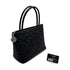 VINTAGE CHANEL MEDALLION MATELLASSE TOTE BAG BLACK CAVIAR SKIN SILVER HARDWARE 90314330