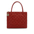 VINTAGE CHANEL MEDALLION MATELLASSE TOTE BAG RED CAVIAR SKIN GOLD HARDWARE 90346658