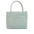 VINTAGE CHANEL MEDALLION TOTE BAG LIGHT BLUE CAVIAR SKIN 90335496