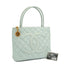 VINTAGE CHANEL MEDALLION TOTE BAG LIGHT BLUE CAVIAR SKIN 90335496