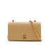 VINTAGE CHANEL FULL FLAP CHAIN SHUOLDER BAG BEIGE LAMB SKIN GOLD HARDWARE 90341849
