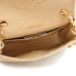 VINTAGE CHANEL FULL FLAP CHAIN SHUOLDER BAG BEIGE LAMB SKIN GOLD HARDWARE 90341849