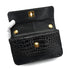 VINTAGE CHANEL MINI CHAIN SHOULDER BAG BLACK CROCODILE GOLD HARDWARE 90312697