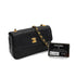 VINTAGE CHANEL MINI CHAIN SHOULDER BAG BLACK CROCODILE GOLD HARDWARE 90312697