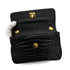 VINTAGE CHANEL MINI CHAIN SHOULDER BAG BLACK CROCODILE GOLD HARDWARE 90323197