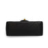 VINTAGE CHANEL MINI CHAIN SHOULDER BAG BLACK LAMB SKIN GOLD HARDWARE 90338885