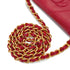 VINTAGE CHANEL MINI COCOMARK MATERASSE CHAIN SHOULDER BAG RED LAMB SKIN GOLD HARDWARE 90341913