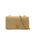 VINTAGE CHANEL MINI FULL FLAP CHAIN SHUOLDER BAG BEIGE LAMB SKIN GOLD HARDWARE 90339937