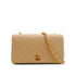 VINTAGE CHANEL FULL FLAP CHAIN SHUOLDER BAG BEIGE LAMB SKIN GOLD HARDWARE 90341848