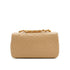 VINTAGE CHANEL FULL FLAP CHAIN SHUOLDER BAG BEIGE LAMB SKIN GOLD HARDWARE 90341848