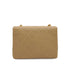 VINTAGE CHANEL MINI MATELASSE CHAIN SHOULDER BAG BEIGE LAMB SKIN GOLD HARDWARE 90335157
