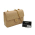 VINTAGE CHANEL MINI MATELASSE CHAIN SHOULDER BAG BEIGE LAMB SKIN GOLD HARDWARE 90335157
