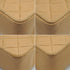 VINTAGE CHANEL MINI MATELASSE CHAIN SHOULDER BAG BEIGE LAMB SKIN GOLD HARDWARE 90335489