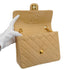 VINTAGE CHANEL MINI MATELASSE CHAIN SHOULDER BAG BEIGE LAMB SKIN GOLD HARDWARE 90335489