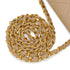 VINTAGE CHANEL MINI MATELASSE CHAIN SHOULDER BAG BEIGE LAMB SKIN GOLD HARDWARE 90326859
