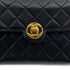 VINTAGE CHANEL MINI MATELASSE CHAIN SHOULDER BAG BLACK LAMB SKIN GOLD HARDWARE 90314373