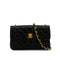 VINTAGE CHANEL MINI MATELASSE CHAIN SHOULDER BAG BLACK LAMB SKIN GOLD HARDWARE 90343407