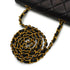 VINTAGE CHANEL MINI MATELASSE CHAIN SHOULDER BAG BLACK LAMB SKIN GOLD HARDWARE 90345156
