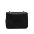 VINTAGE CHANEL MINI MATELASSE CHAIN SHOULDER BAG BLACK LAMB SKIN GOLD HARDWARE 90326658