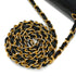 VINTAGE CHANEL MINI MATELASSE CHAIN SHOULDER BAG BLACK LAMB SKIN GOLD HARDWARE 90326658