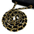 VINTAGE CHANEL MINI MATELASSE CHAIN SHOULDER BAG BLACK SUEDE GOLD HARDWARE 90314336