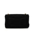 VINTAGE CHANEL MINI MATELASSE CHAIN SHOULDER BAG BLACK SUEDE GOLD HARDWARE 90335885