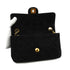 VINTAGE CHANEL MINI MATELASSE CHAIN SHOULDER BAG BLACK SUEDE GOLD HARDWARE 90335885