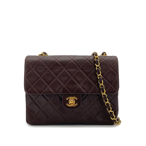 VINTAGE_CHANEL_MINI_MATELASSE_CHAIN_SHOULDER_BAG_BURGUNDY_LAMB_SKIN_GOLD_HARDWARE_90314376_JAPAN