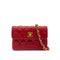 VINTAGE CHANEL MINI MATELASSE CHAIN SHOULDER BAG RED LAMB SKIN GOLD HARDWARE 90325272