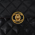 VINTAGE CHANEL MINI MATELASSE CIRCLE COCO CHAIN SHOULDER BAG BLACK LAMB SKIN GOLD HARDWARE 90343626