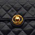 VINTAGE CHANEL MINI MATELASSE CIRCLE COCO CHAIN SHOULDER BAG NAVY LAMB SKIN GOLD HARDWARE 90337301