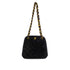 VINTAGE CHANEL MINI MATELASSE COCOMARK CHAIN HNAD SHOULDER BAG NAVY VELOR GOLD HARDWARE 90346106