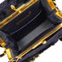 VINTAGE CHANEL MINI MATELASSE COCOMARK CHAIN HNAD SHOULDER BAG NAVY VELOR GOLD HARDWARE 90346106