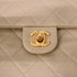 VINTAGE CHANEL MINI MATELLASSE CHAIN SHOULDER BAG BEIGE LAMB SKIN GOLD HARDWARE 90346677