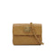 VINTAGE CHANEL MINI MATELLASSE MOTIF CHAIN SHOULDER BAG BEIGE LAMB SKIN GOLD HARDWARE 90345509