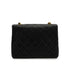 VINTAGE CHANEL MINI MATERASSE CHAIN SHOULDER BAG BLACK LAMB SKIN GOLD HARDWARE 90340146